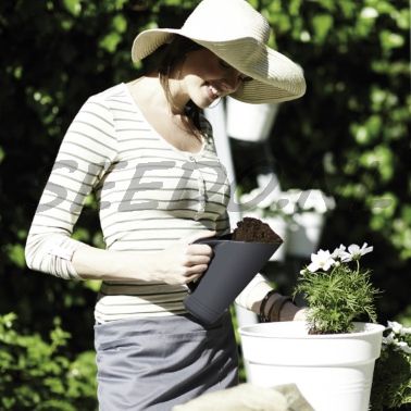 Elho Green Basics tuinschep maat XL kleur levend zwart 3.75